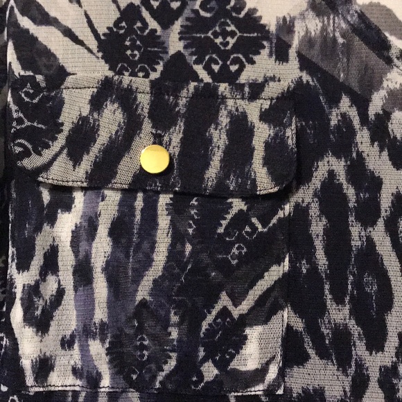 NWOT INC Sheer Top with Camisole - Picture 5 of 6